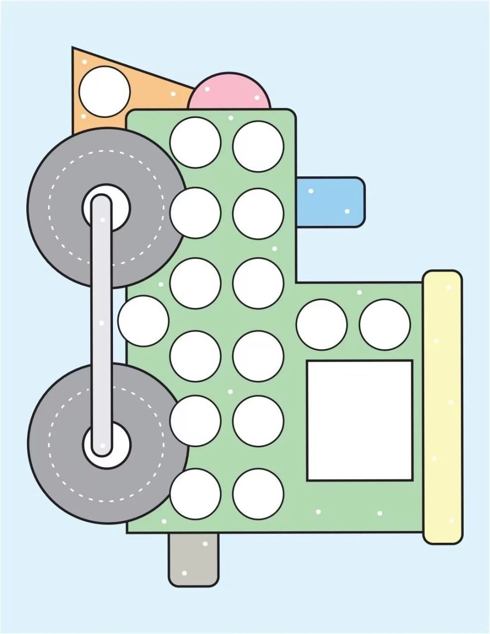 《洞洞画》的艺术魅力  《补洞洞》教案 教学目标: 培养幼儿的观察
