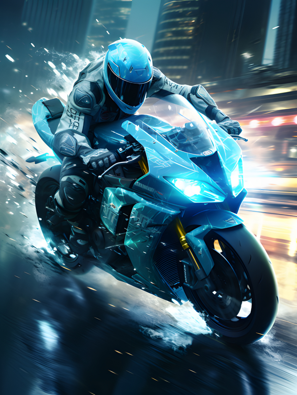 炫酷机车少年的风驰电掣之旅  【风驰电掣,释放内心的速度与激情】 炫