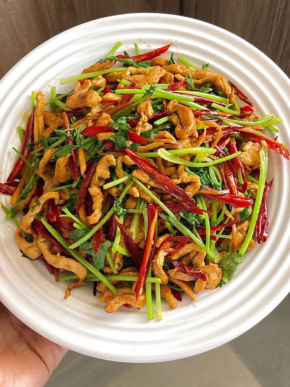 我妈做的"香辣肉丝"太香了!