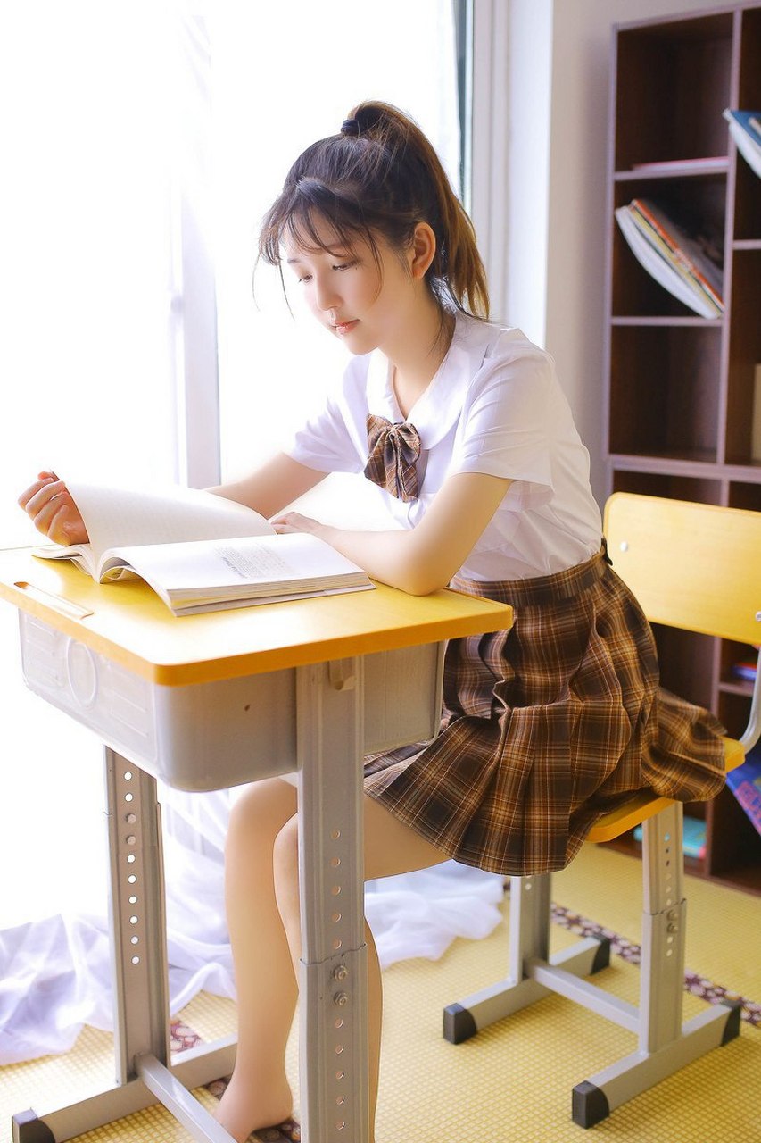 爱学习的jk妹妹#美女写真