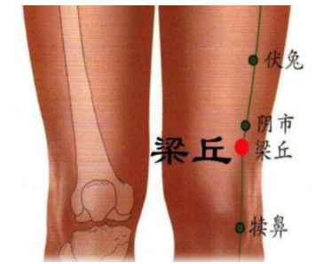 梁丘穴 有和胃理气