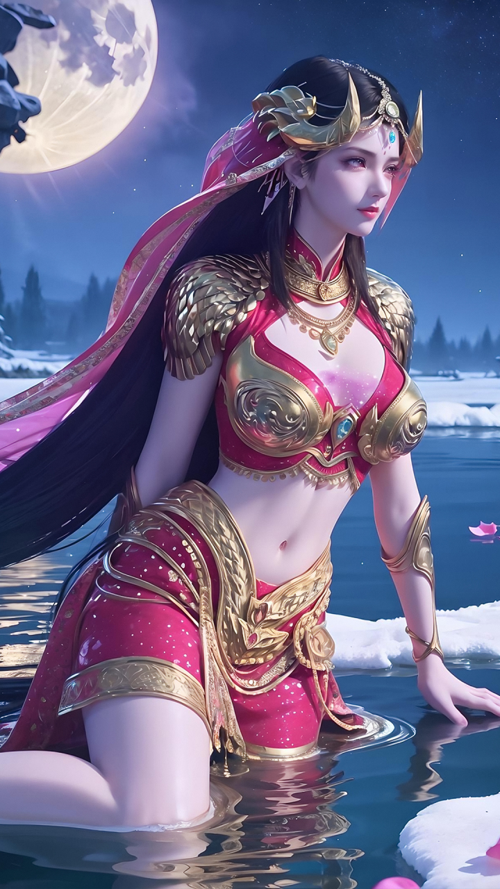 国漫女神|《武动乾坤》慕芊芊ai高清手机壁纸:大魔门宗主慕雷之女