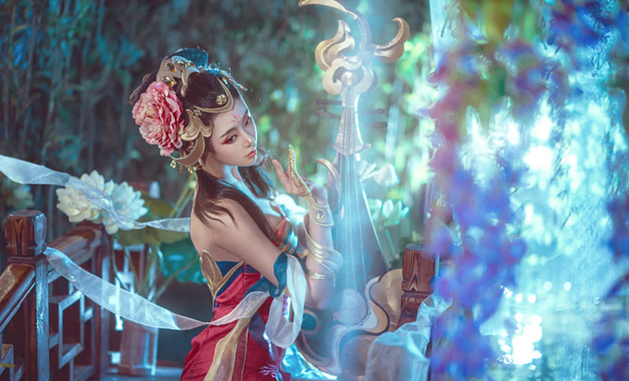 二元#我在《王者荣耀》中见过的无论意境还是人物都最美的一组杨玉 