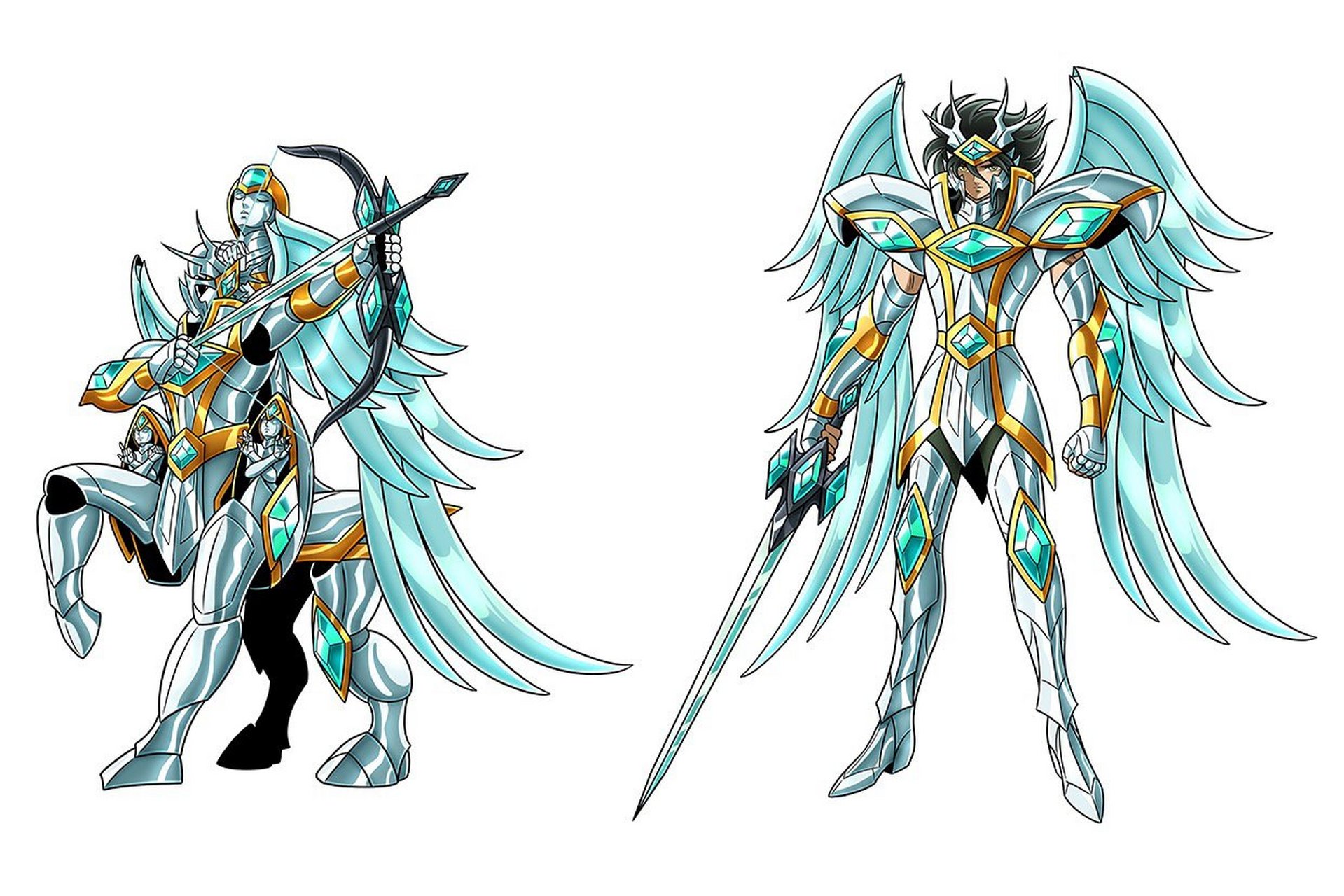 【人物】欧米伽刻斗士四天王 "四天王跟他的两个主人   萨图恩,与