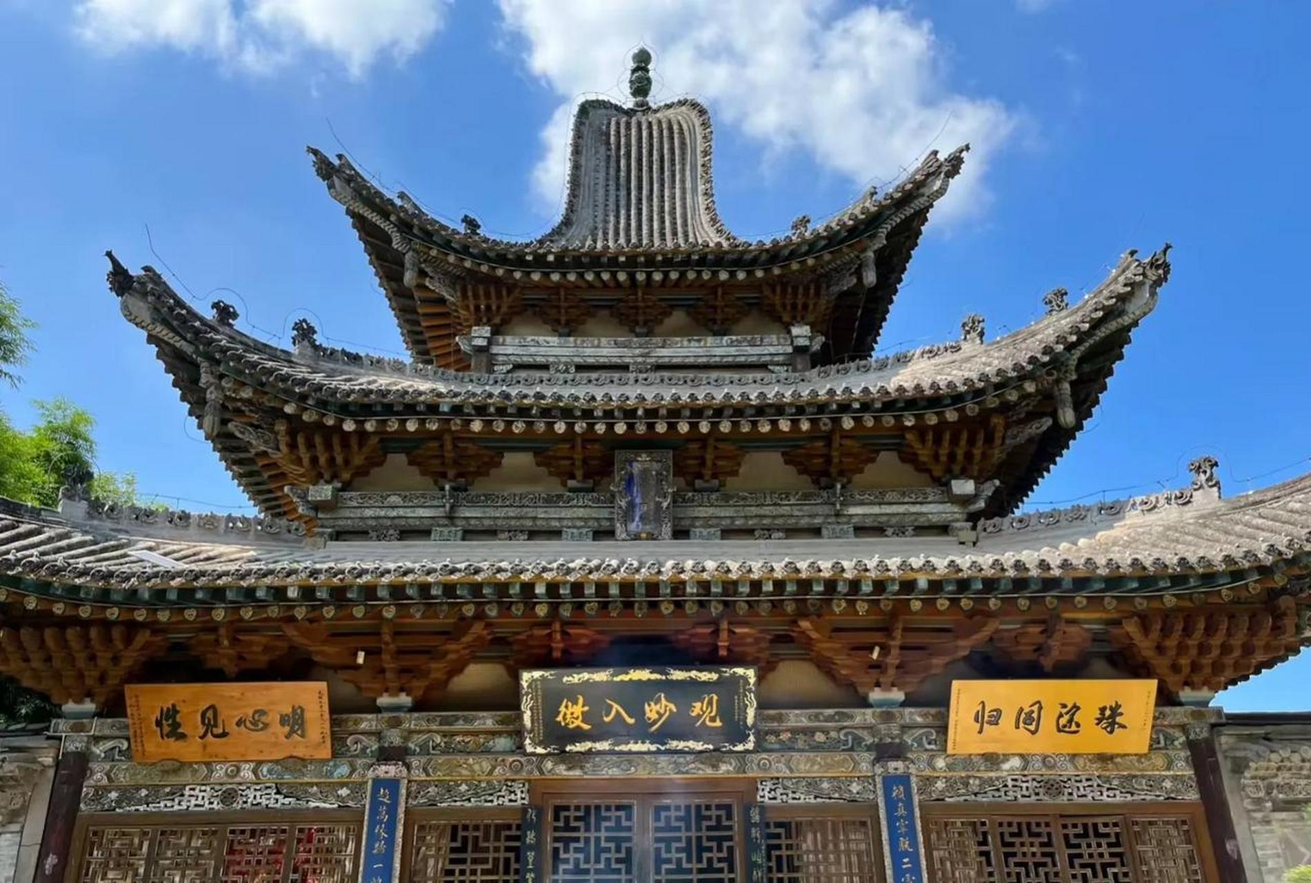 巴巴寺|阆中始建于清康熙28年,久照亭大殿为巴巴寺的中心建筑,高大