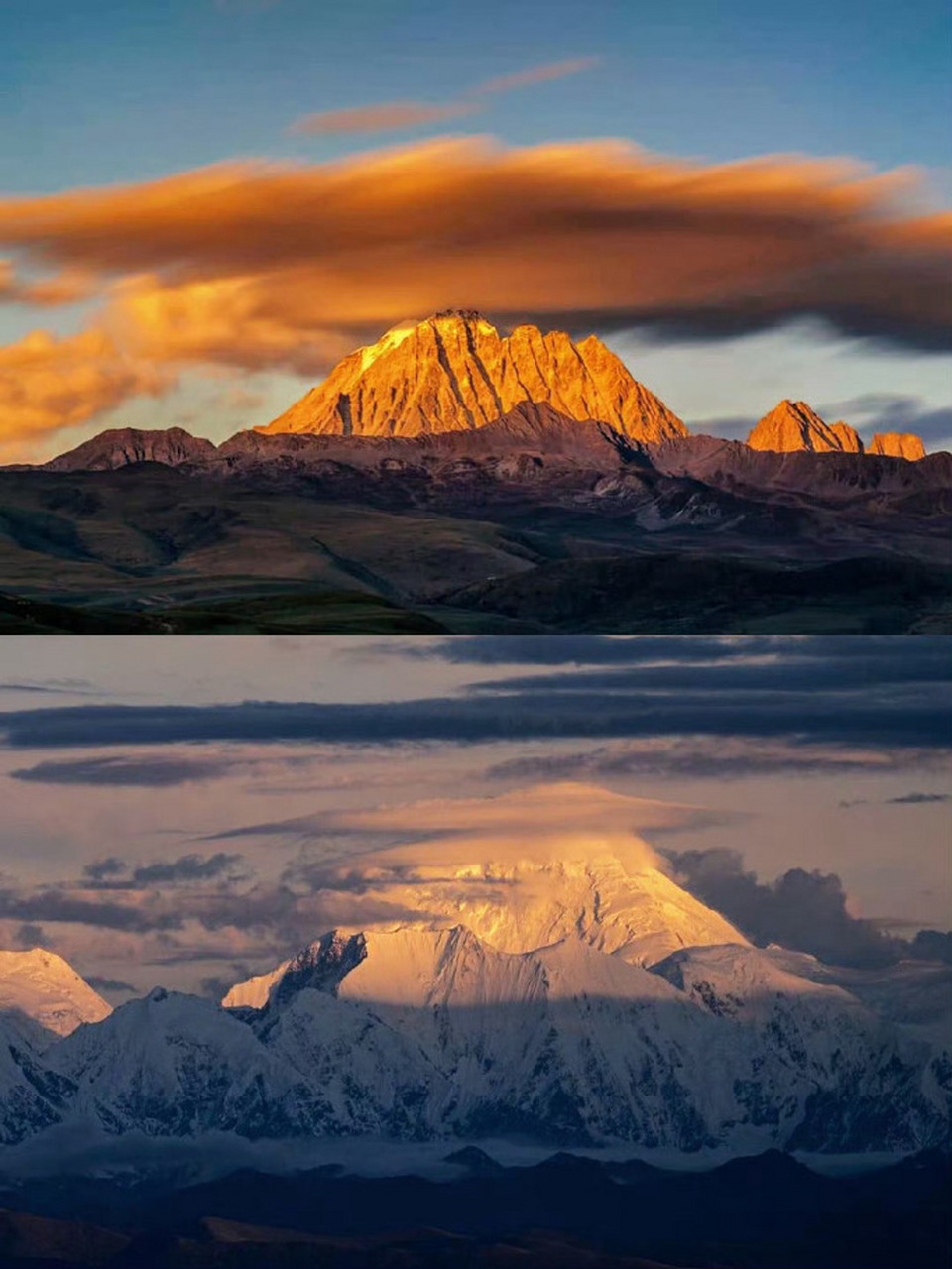 传说看到日照金山能幸运一整年 9978#壁纸# #手机壁纸# #美图