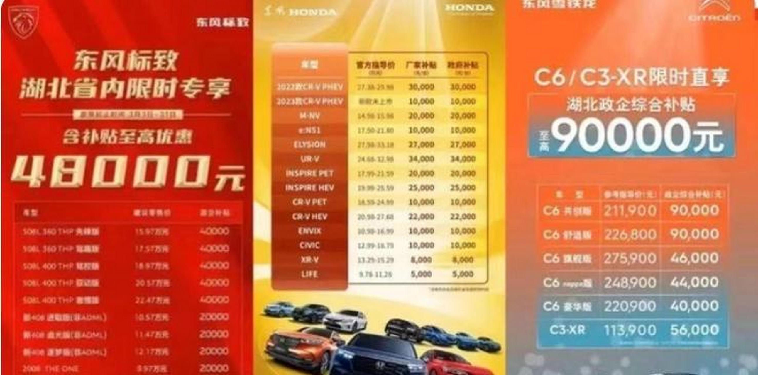 轿车车型低价
