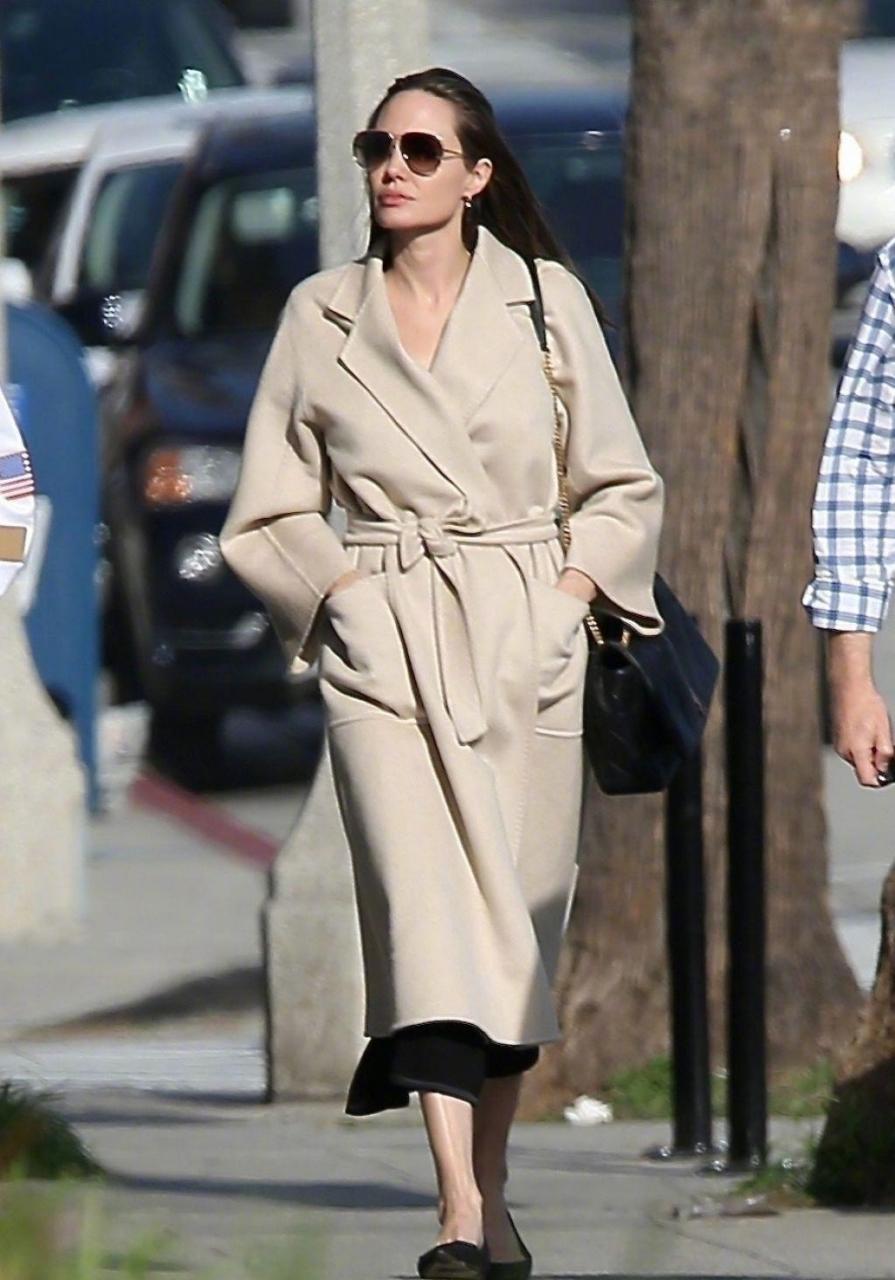 安吉丽娜·朱莉外出街拍合集 女神的日常穿搭真的极度优雅舒适