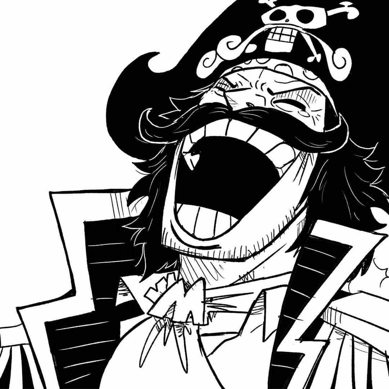 哈哈大笑的罗杰 #海贼王