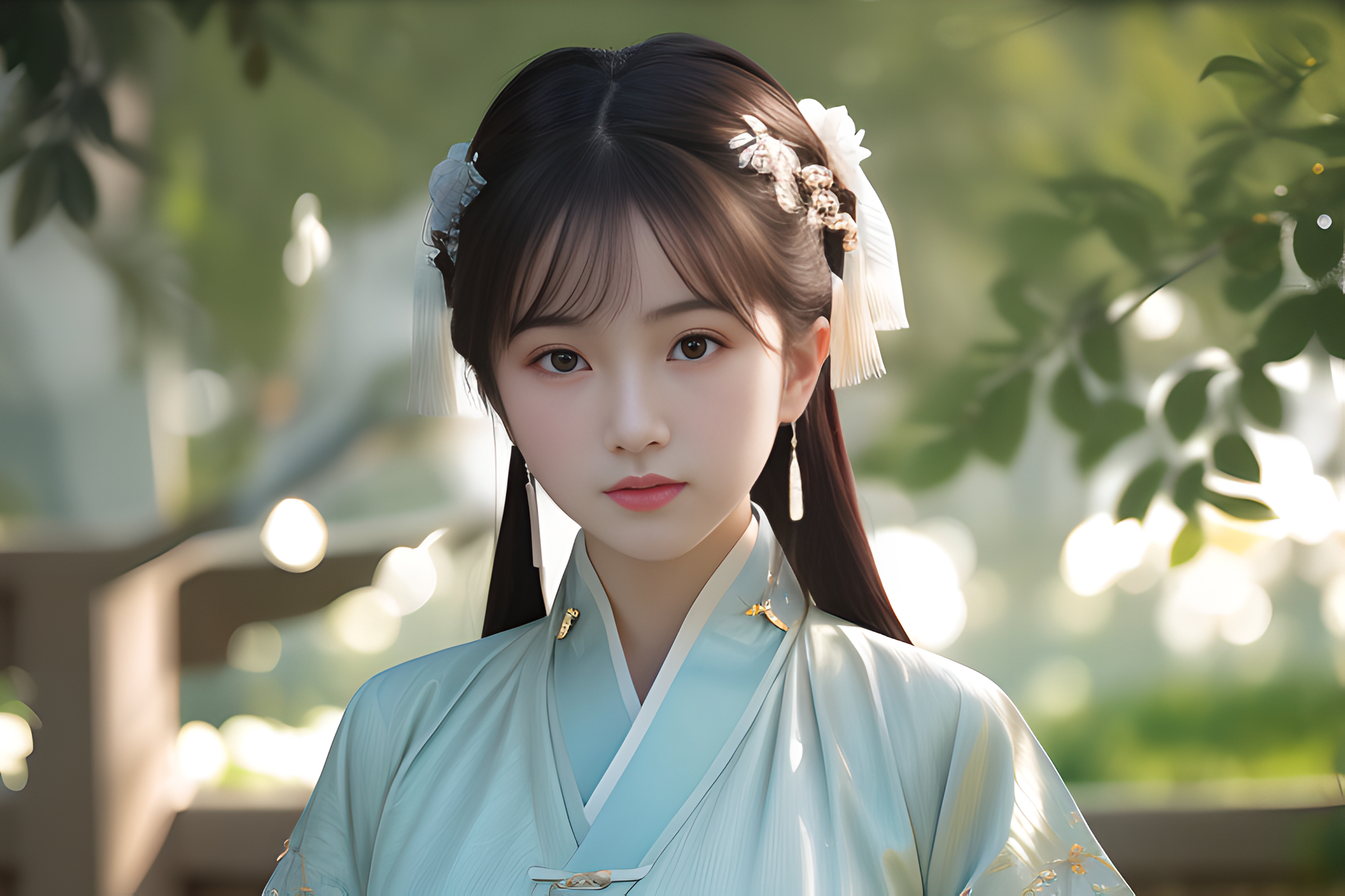 ai绘画-自带仙气的古风女孩(5)#ai# #ai绘画# #ai绘画美女