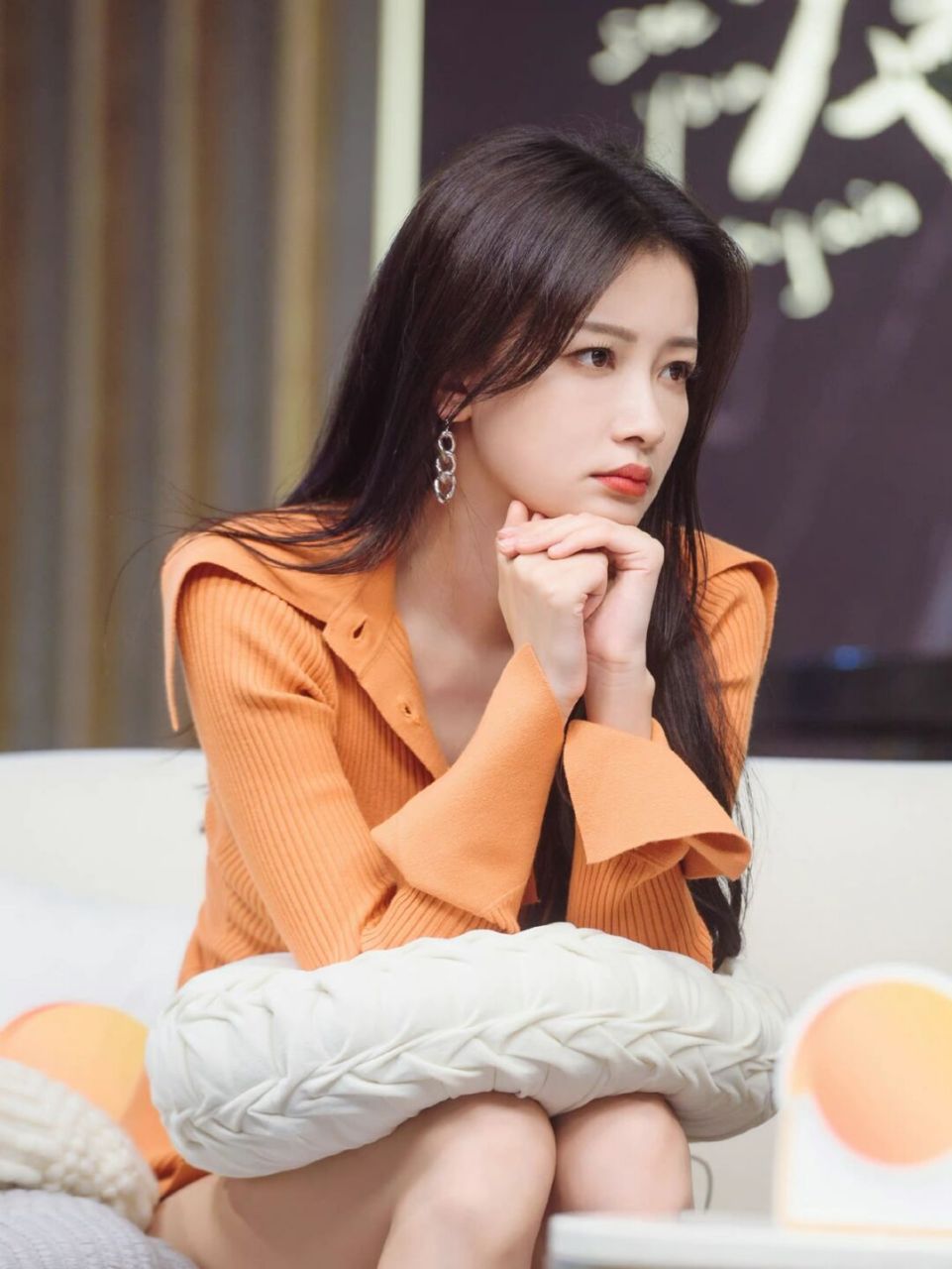 孙怡穿搭甜美知性 孙怡综艺再见爱人06-08期穿搭合辑 罗纹针织开衫