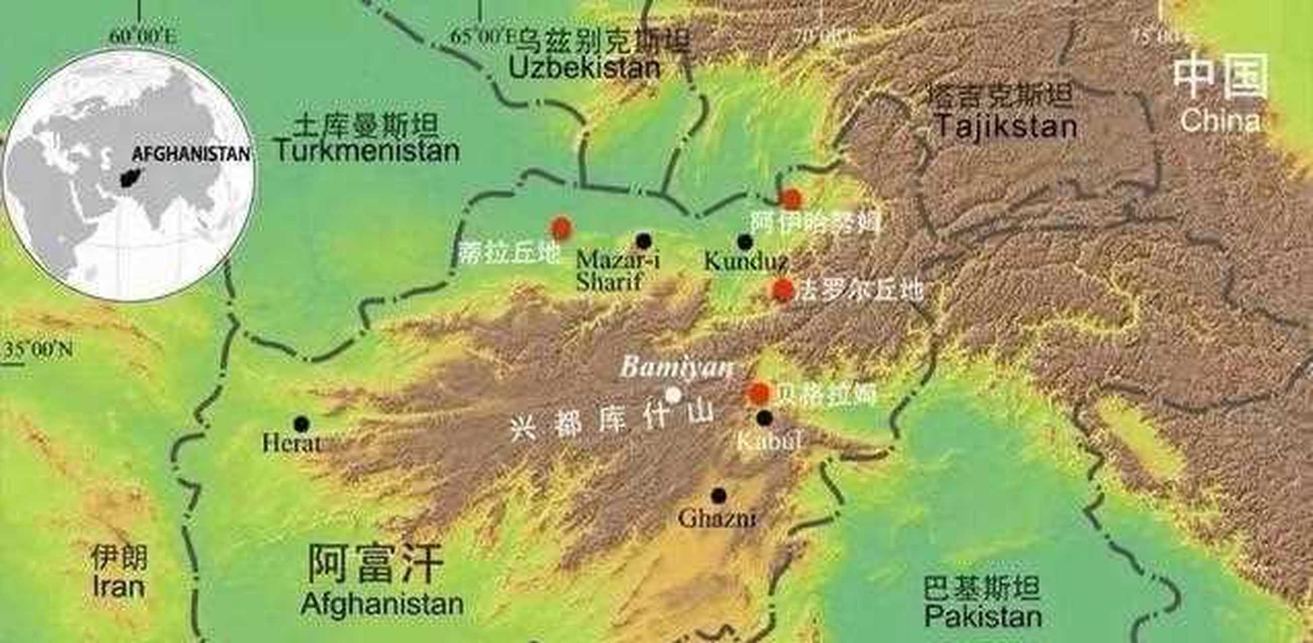 阿富汗地图 边界图片