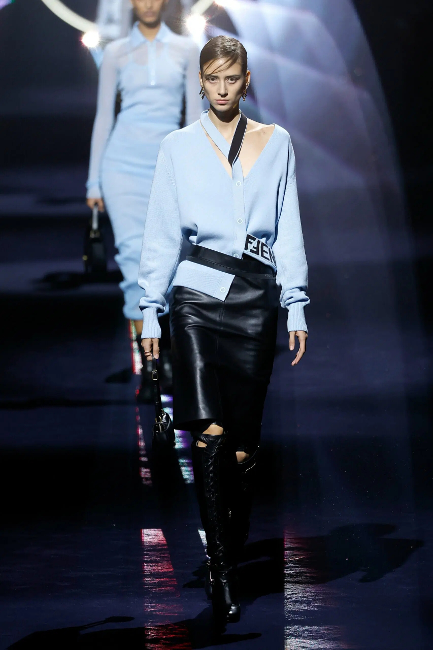 妮彩时尚趋势 / fendi米兰时装周2023秋冬女装系列,以一种优雅别致的