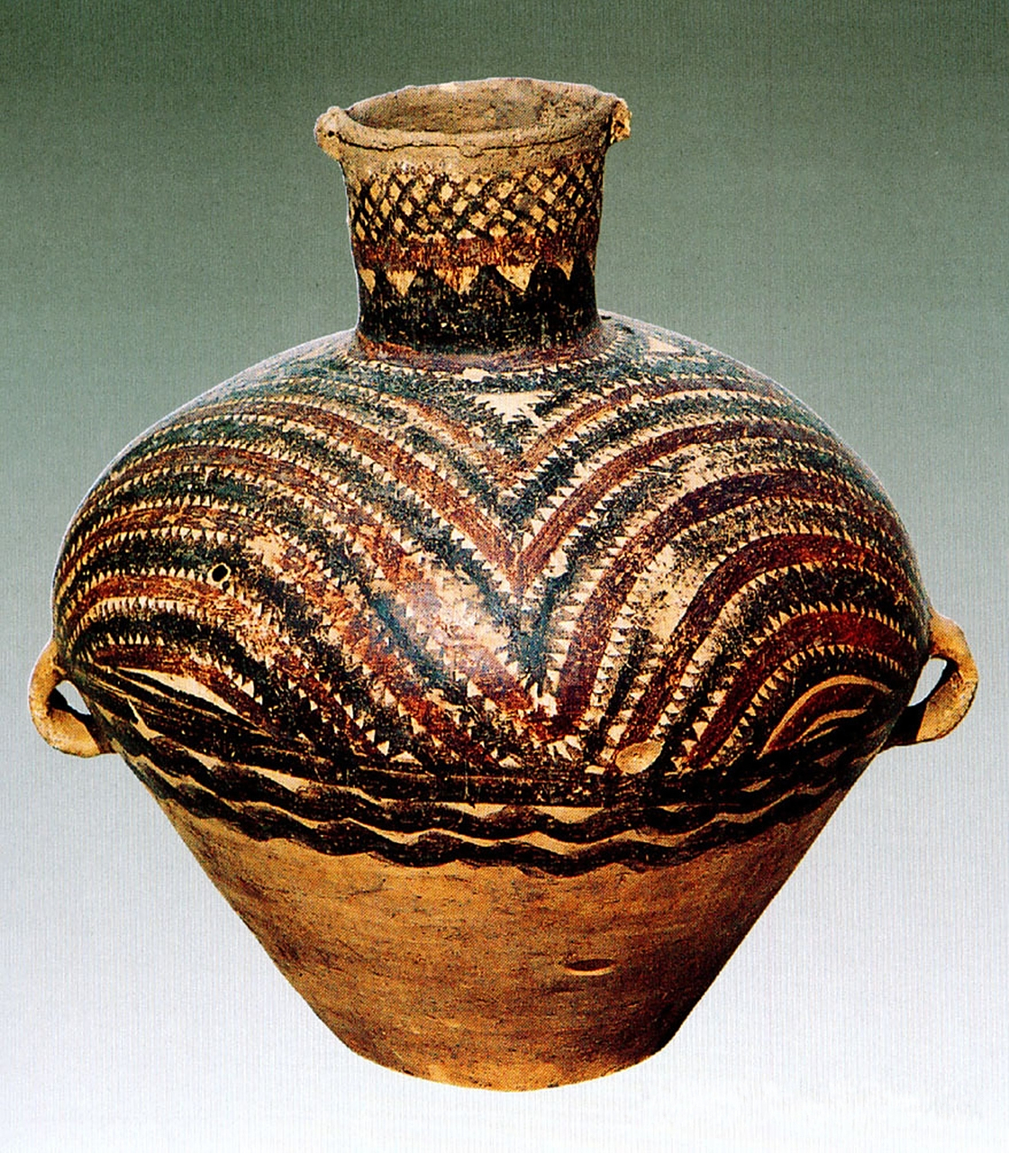 文物# 【马家窑文化半山类型彩陶】昨天分享了一组新石器时代陶器