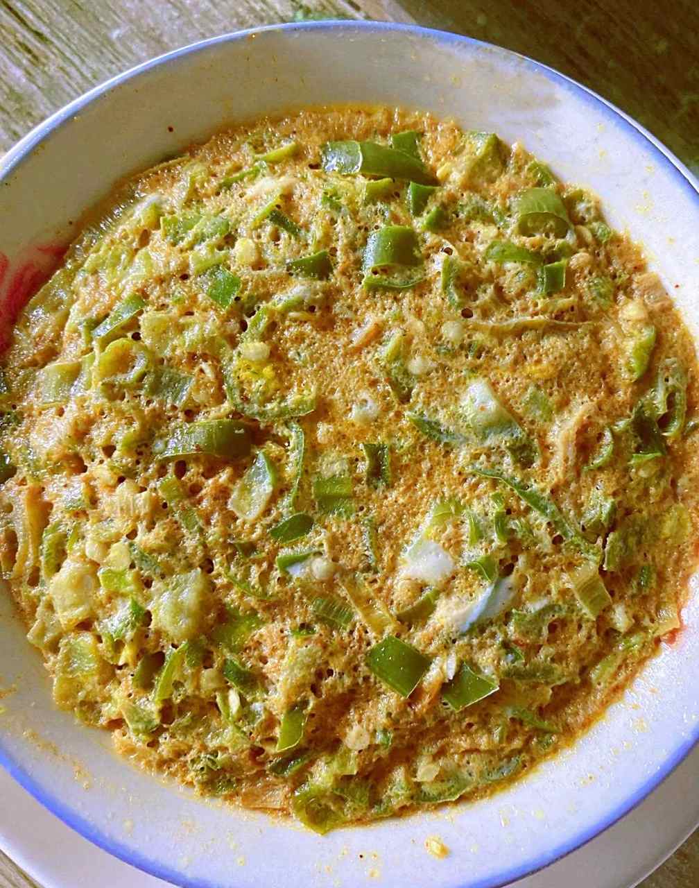 蒸的鸡蛋辣椒酱[委屈] 二米饭[红包]