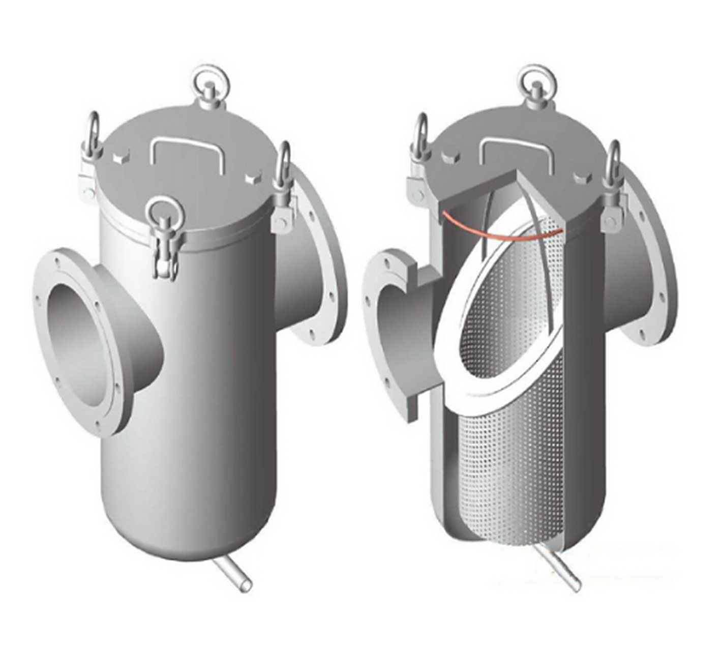 篮式过滤器# 篮式过滤器的结构主要分为外部构造和内部组件两个方 ..