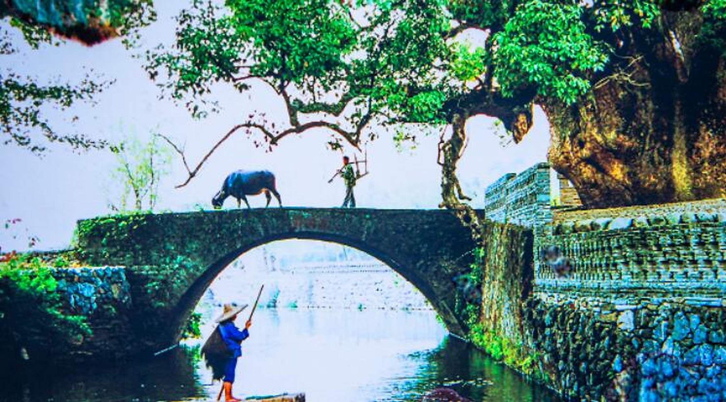 樟民俗园里,走在乡间的小路上感受如梦境般的田园生活,走进婺源严田村