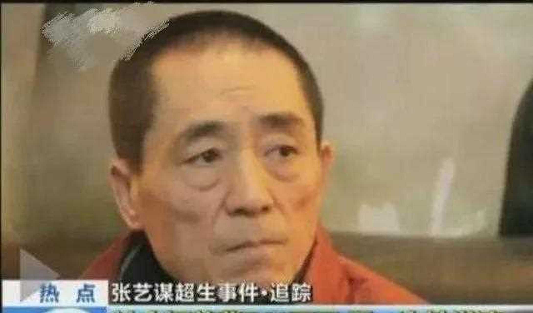 14年,女演員何珺被張藝謀開除出劇組,於是她舉報張藝謀超生,張藝謀被