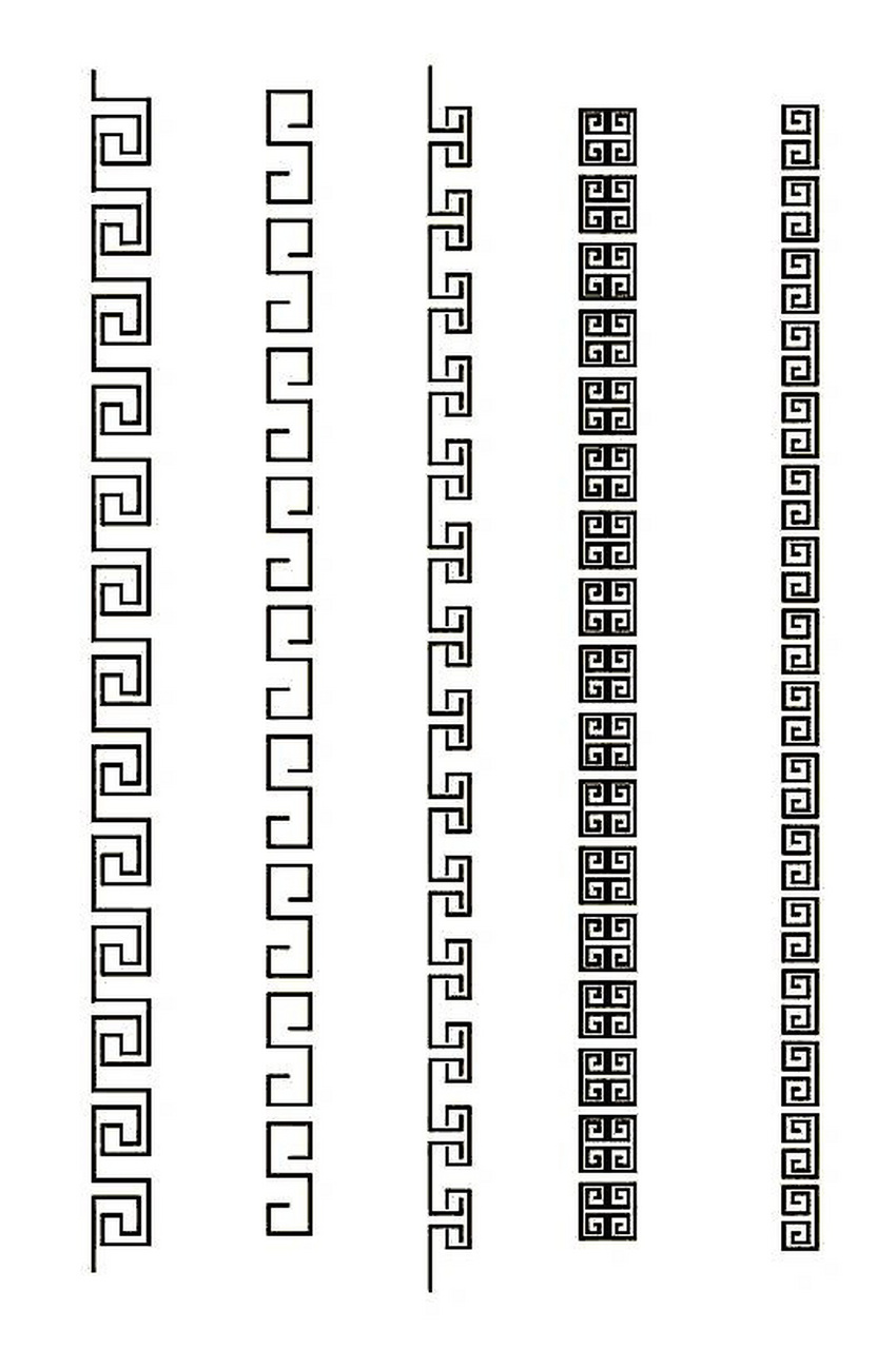 回形纹寓意吉祥如意,图案呈圆弧形卷曲或方折的回旋线条,象征对上天的