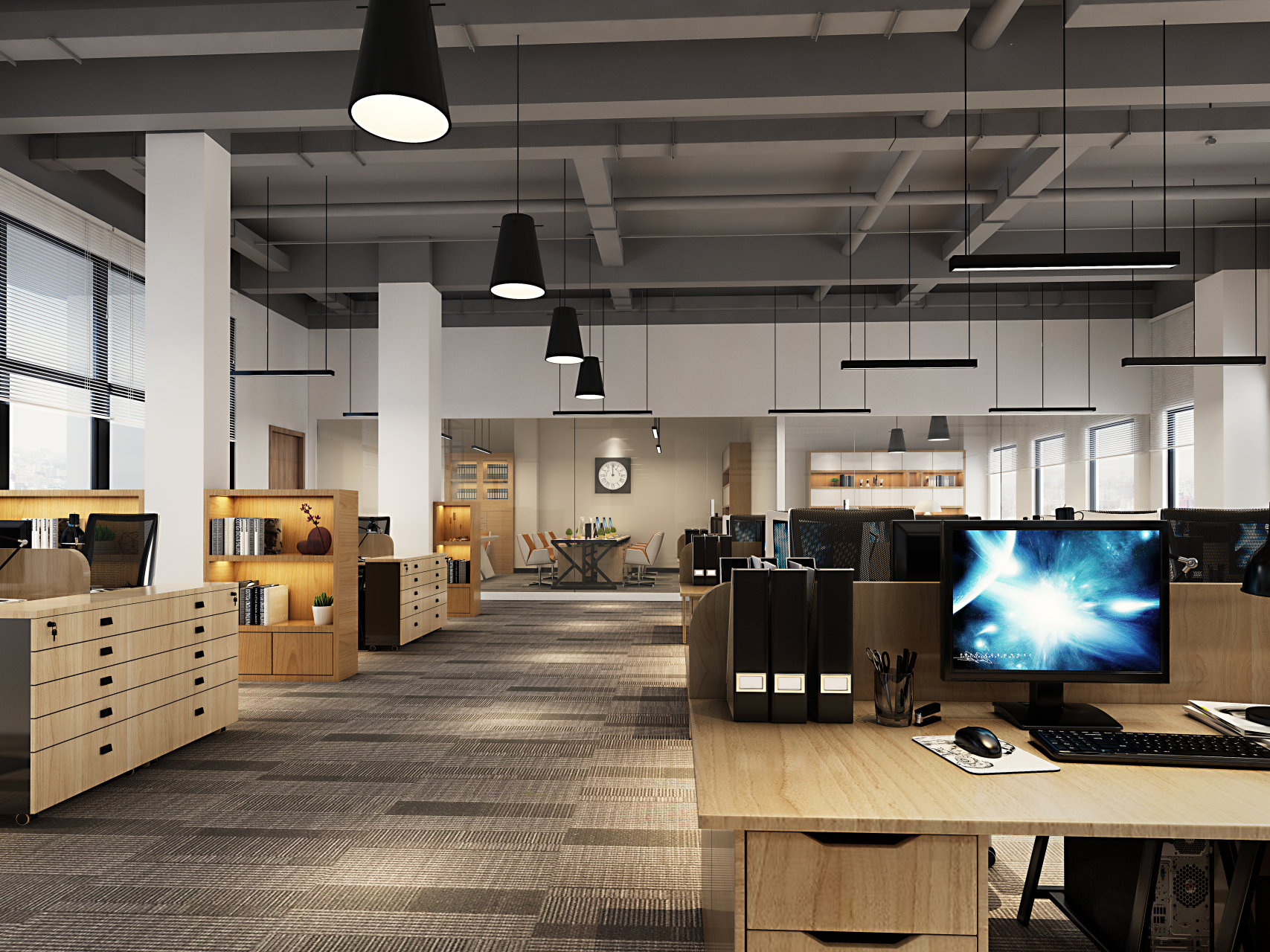 办公室装修效果图分享~#南京装修公司# #办公室装修