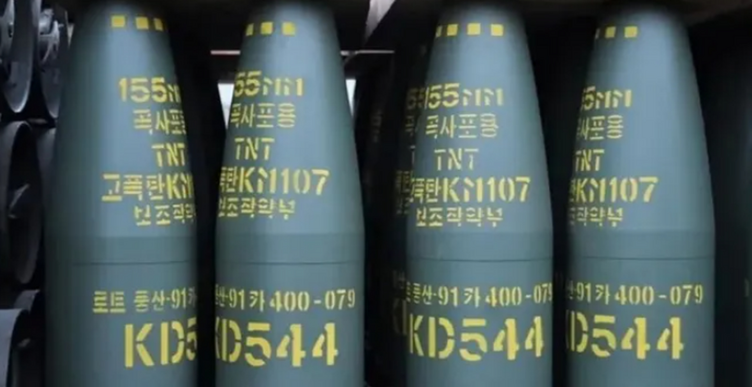 韩将间接援助乌克兰50万枚155毫米炮弹.