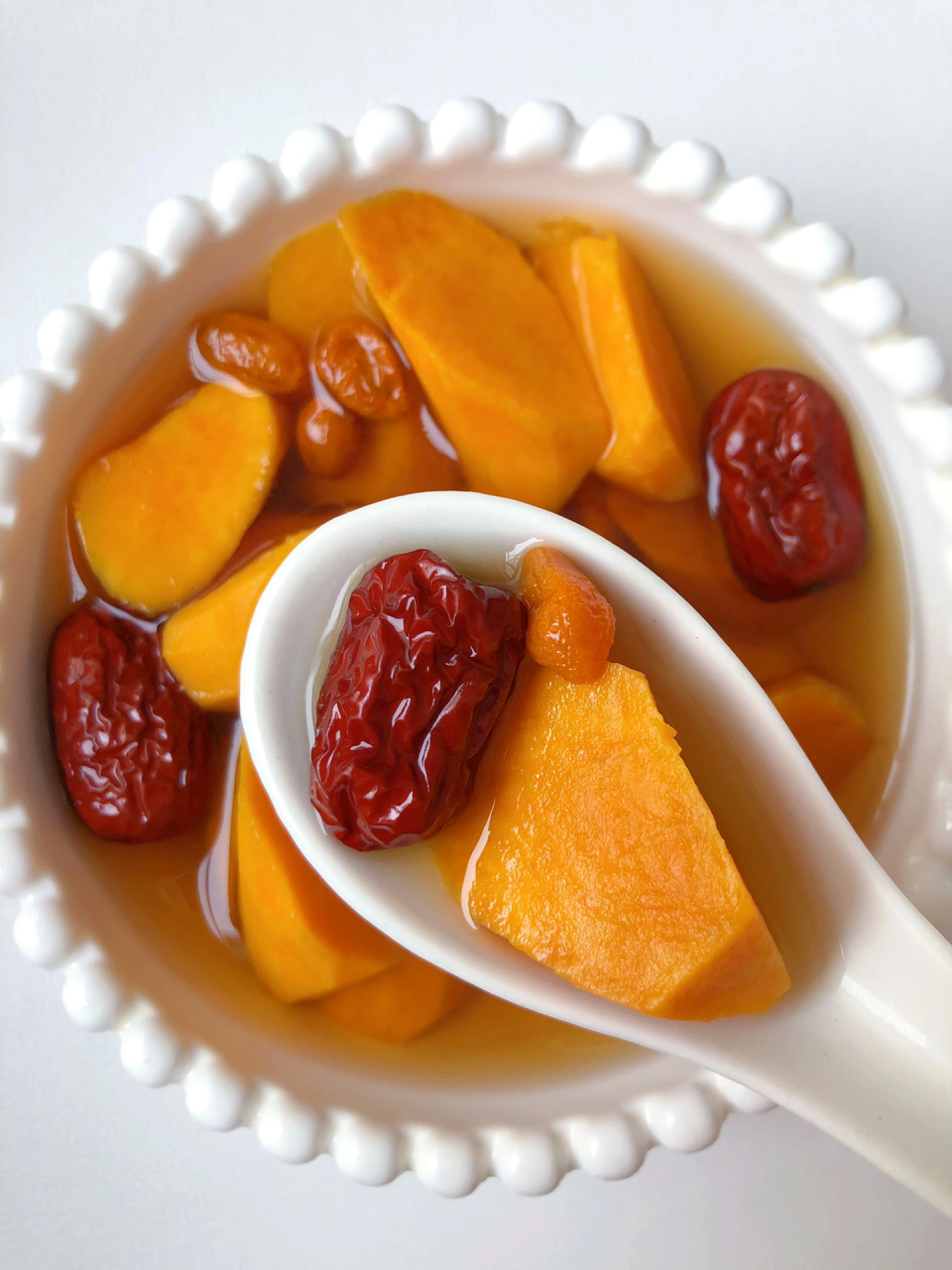 红薯姜枣红糖水!