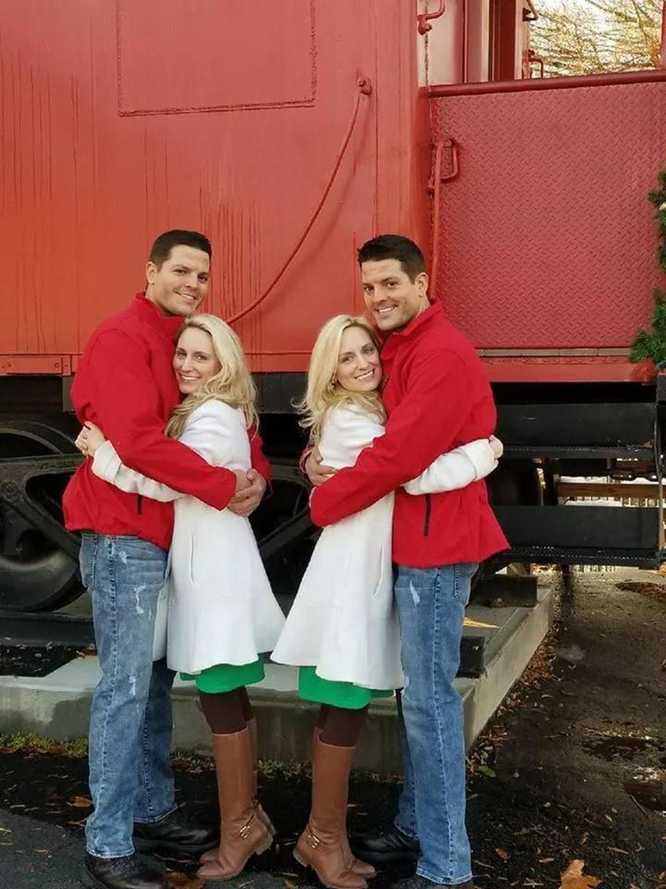 通过dna测试无法区分同卵双胞胎,但指纹仍然可以区分他们.