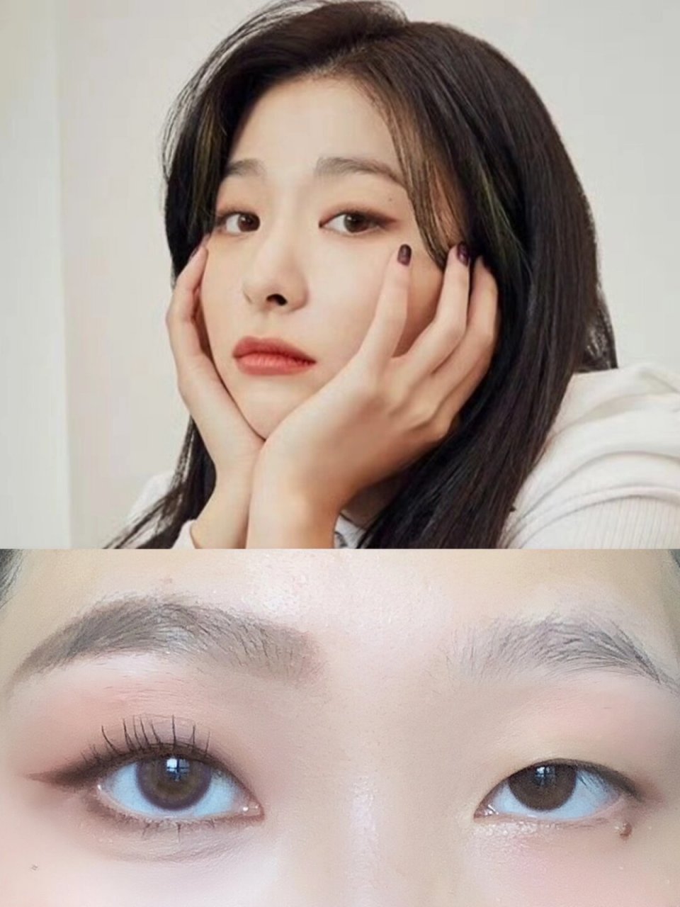 最近我尝试了一款以姜涩琪为灵感的少女感清纯消肿眼妆,我觉得非常