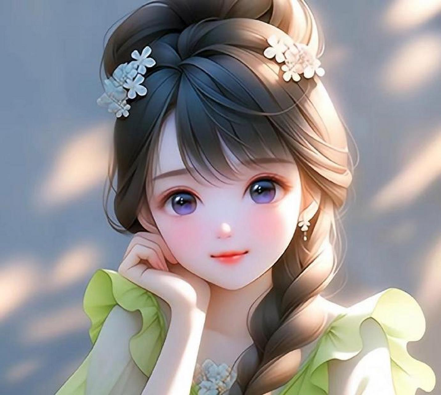 粉萌萌治愈系古风头像 676767 #古风头像