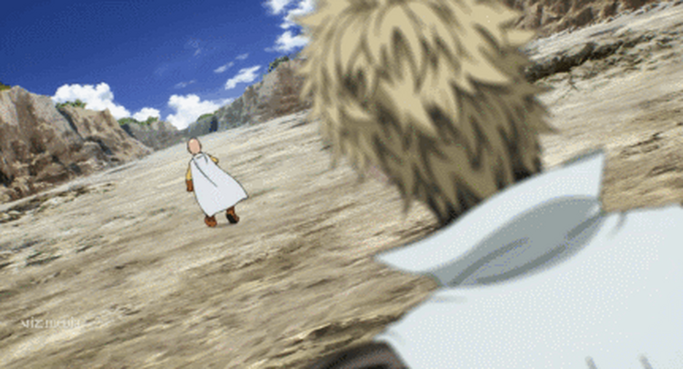 二次元创作# 琦玉:看我背影帅吗,像不像是……的背影?#一拳超人