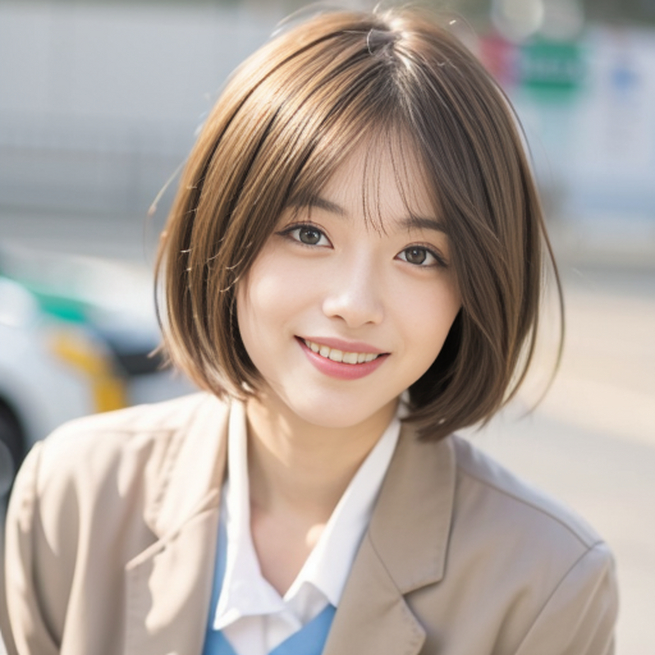ai素材库:#ai绘画# #美女图片欣赏# #美女小姐姐 #短发女生有多美# 你
