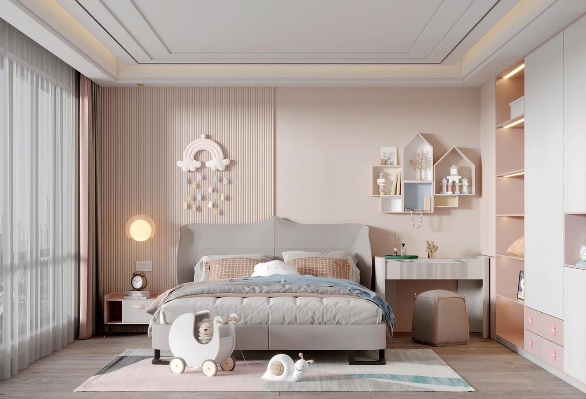 小孩房设计效果图分享,供您参考!  你喜欢这样的装修吗?喜欢点个赞吧.