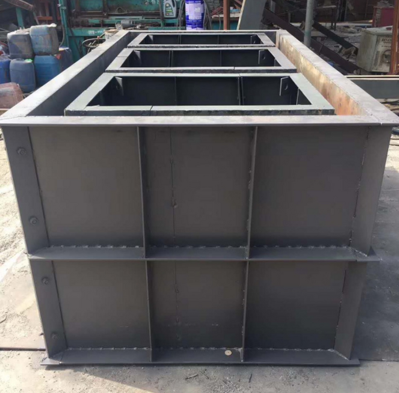 化粪池模具# #化粪池钢模具# #三格式化粪池模具# #水泥三格式化粪池
