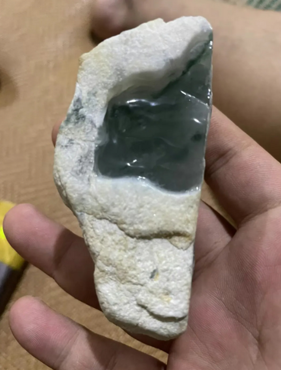 点击头像看直播##翡翠原石#木那玻璃种飘花,直接做货,高品质不用多