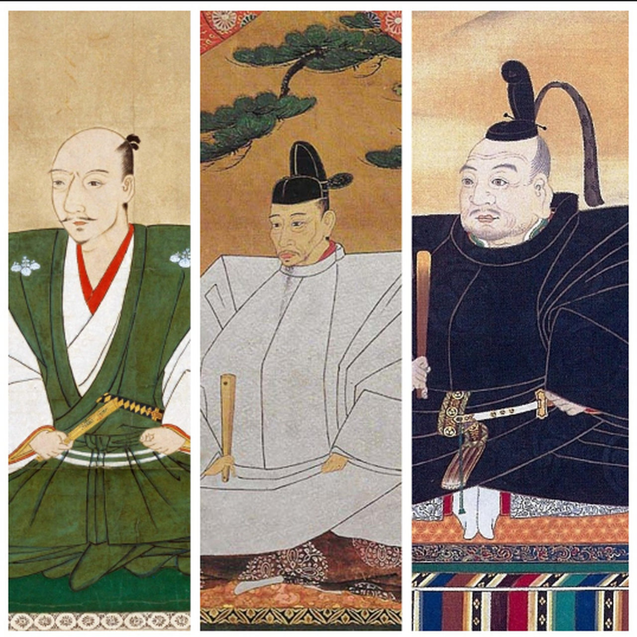 德川家康的画像:猫,龟,龙(一) 作为战国时代的三位"天下人"(执掌天下