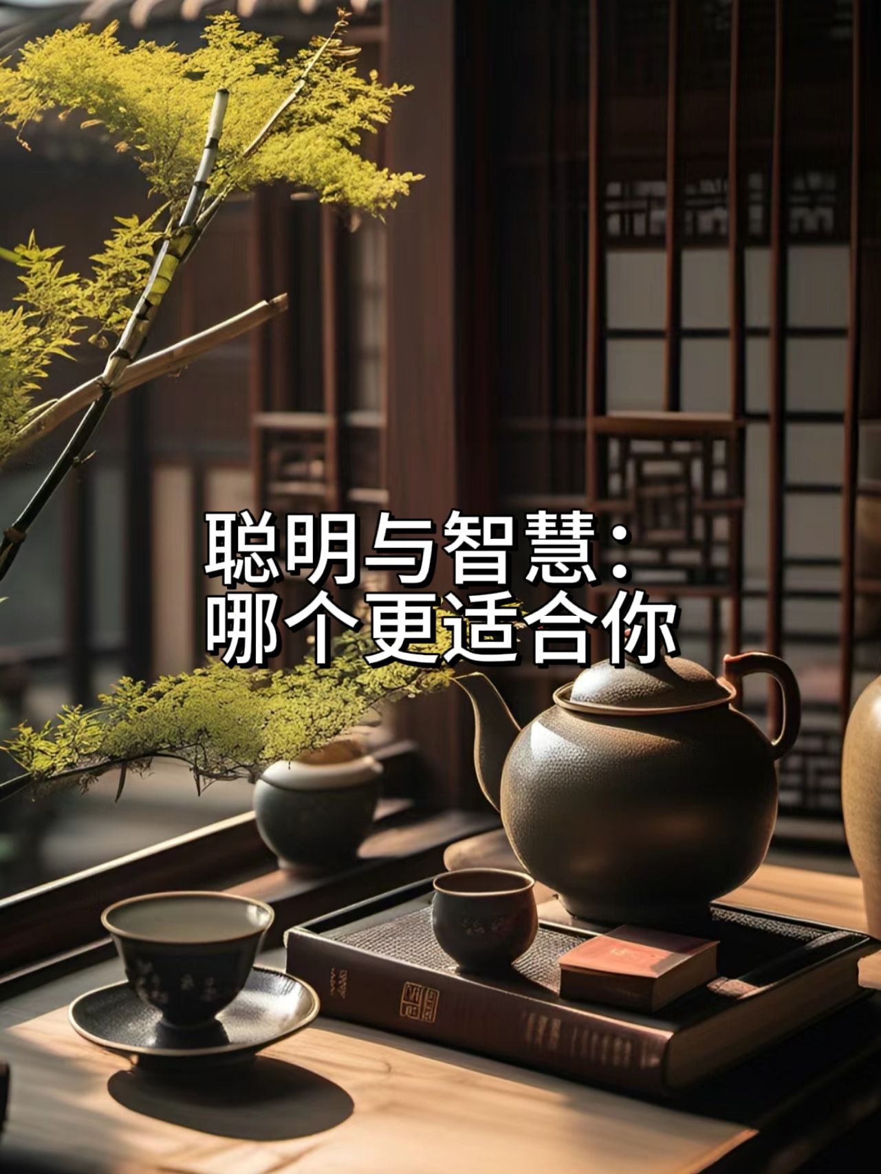 聪明是一种生存能力,聪明人能在现实中不吃亏;而智慧则是一种生存境界