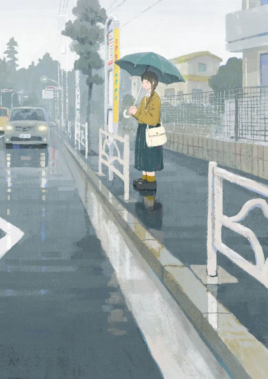 日系小清新插画丨日常干净治愈 画师 : はやしなおゆき naoyuki