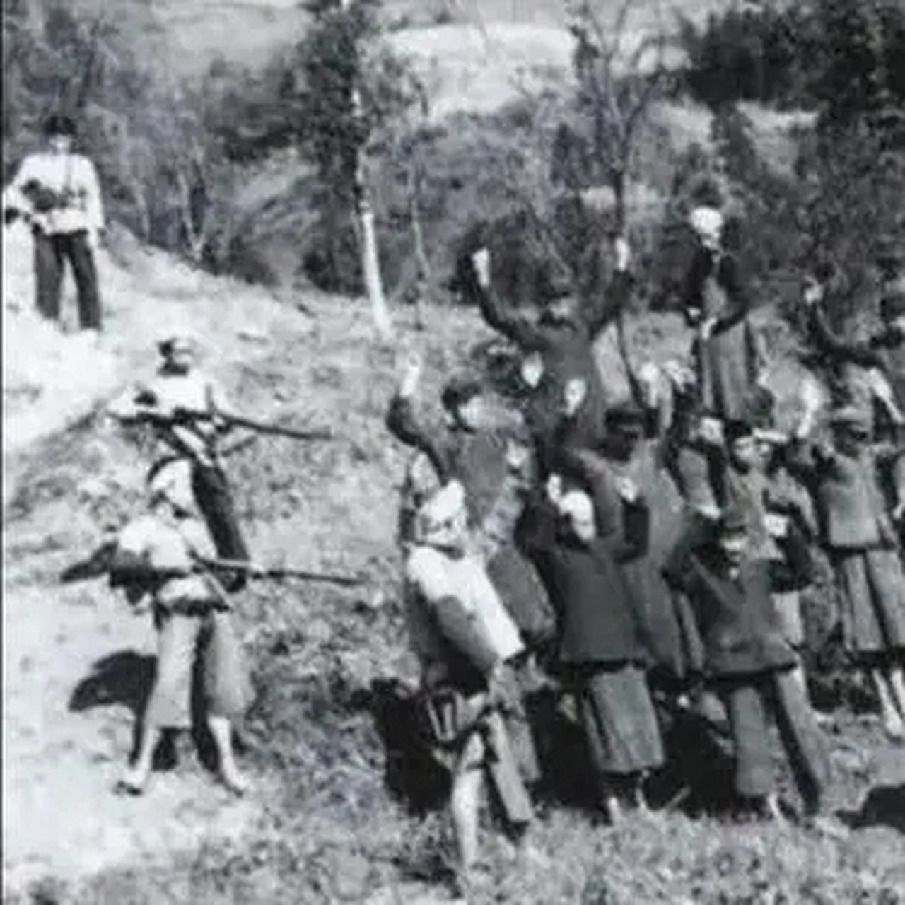 剿匪部队大军圧境,各股土匪开始仓皇逃窜,向深山老林逃窜.