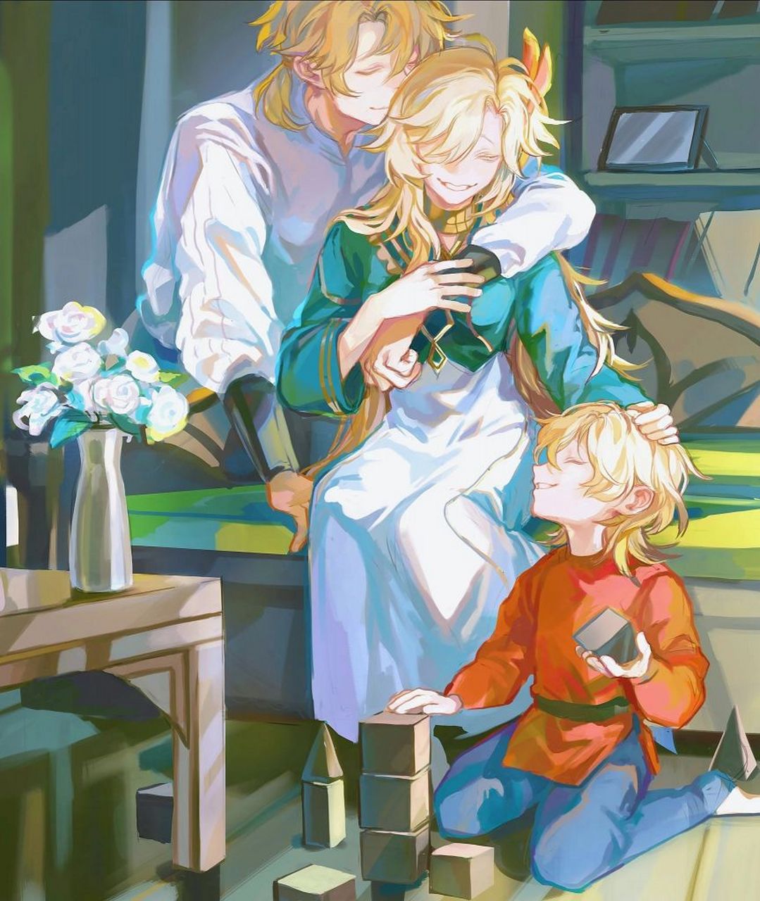 原神 卡维 身上刀太多 只能希望他以后顺顺利利吧