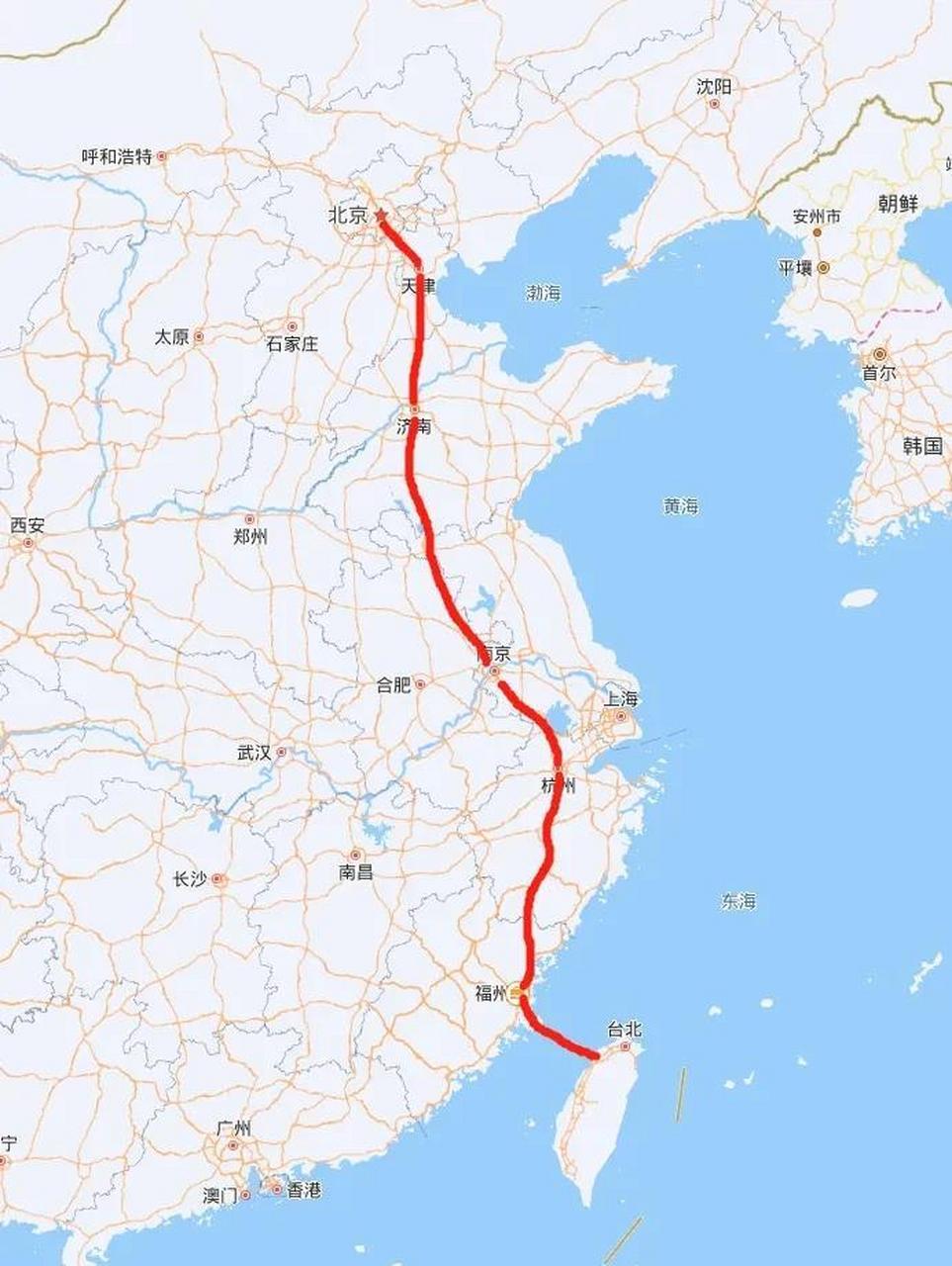 目前的京台高铁是没有灵魂的,因为没有过南京.