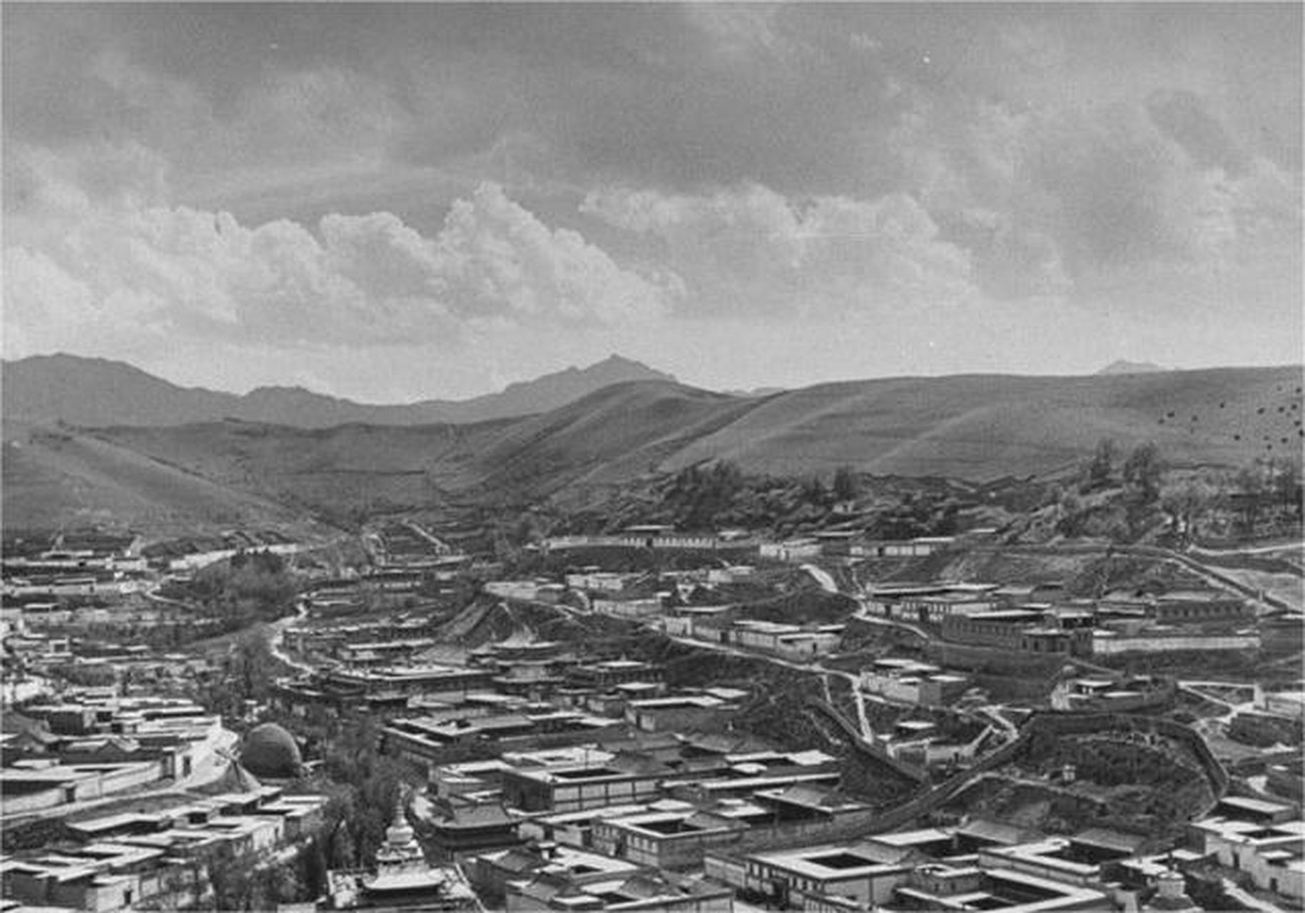 1947年青海老照片 彼时的塔尔寺及百姓风貌