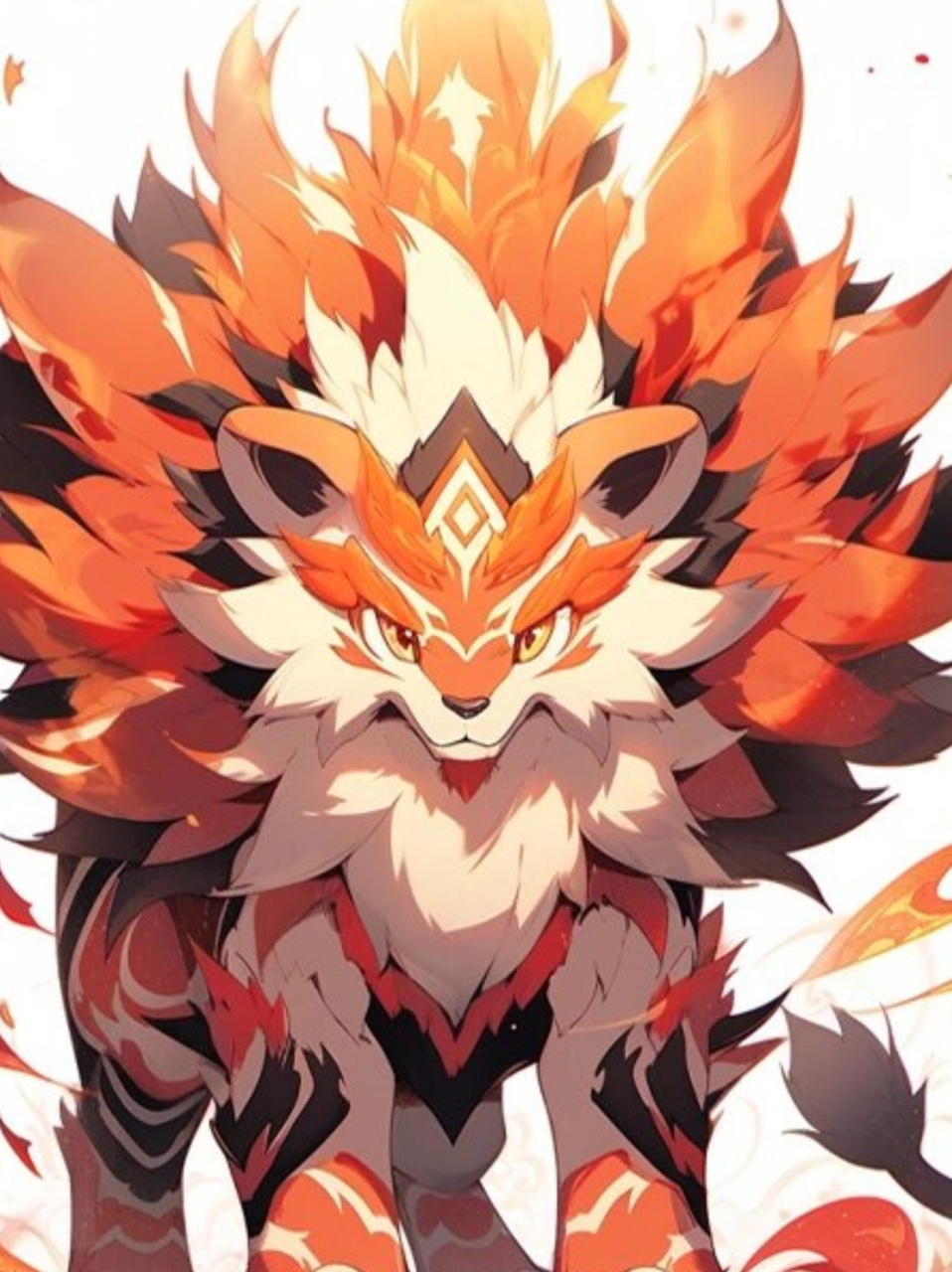 炎炎狮进化  🌟初形态:炎炎狮(blaze lion) 种类:火焰/野兽 炎炎狮