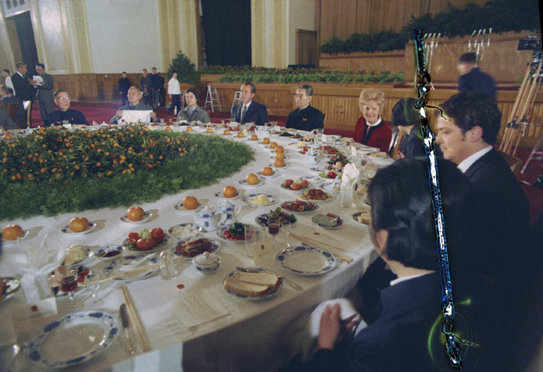 1972年,尼克松访华时的国宴!