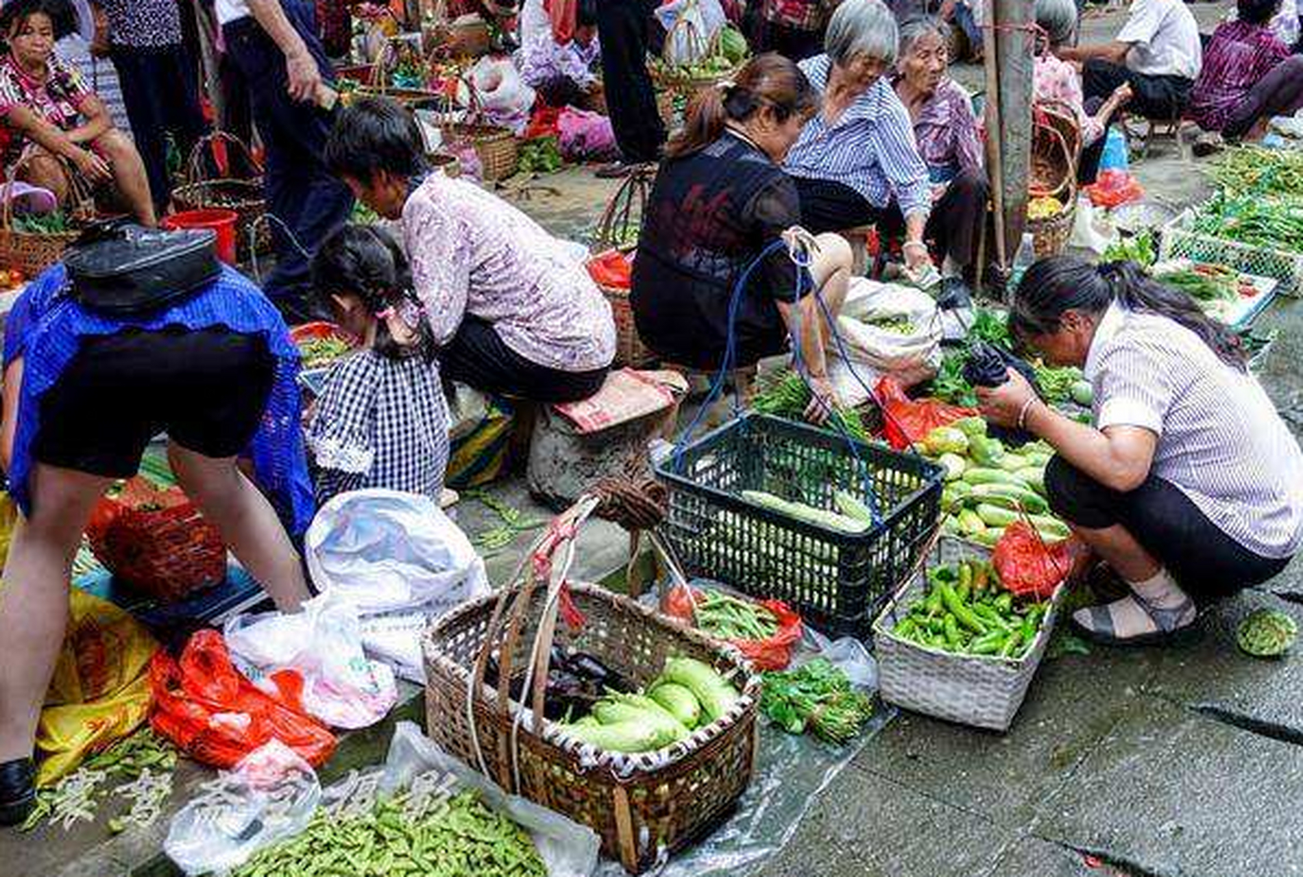 武汉的小蒋在农贸市场卖小菜,只用了短短一年的时间就赚到了180万