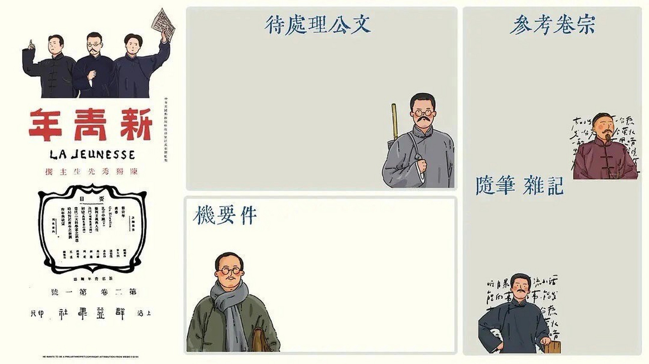 觉醒年代电脑分区壁纸   壁纸无水印