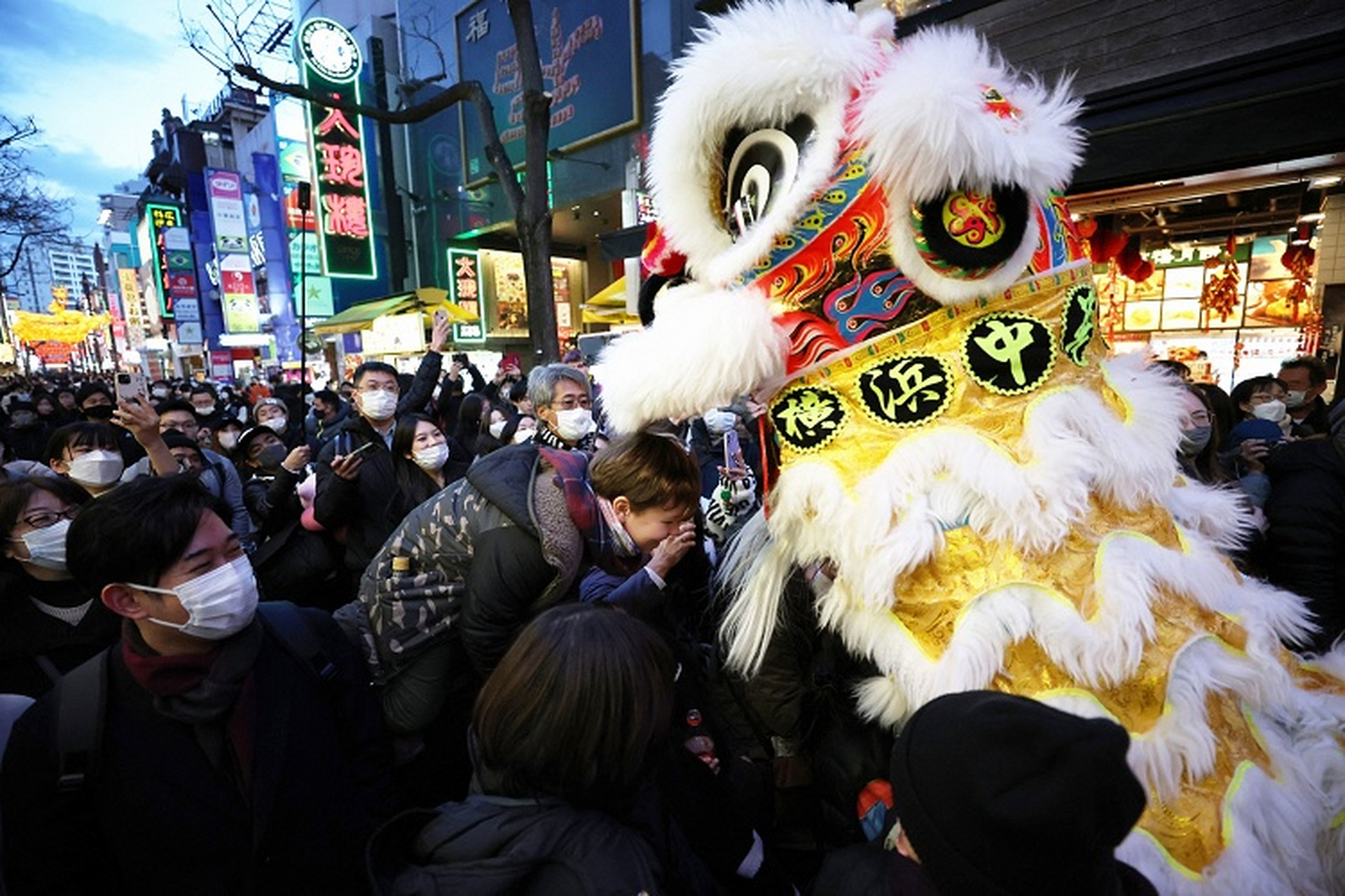 日本新年庙会图片