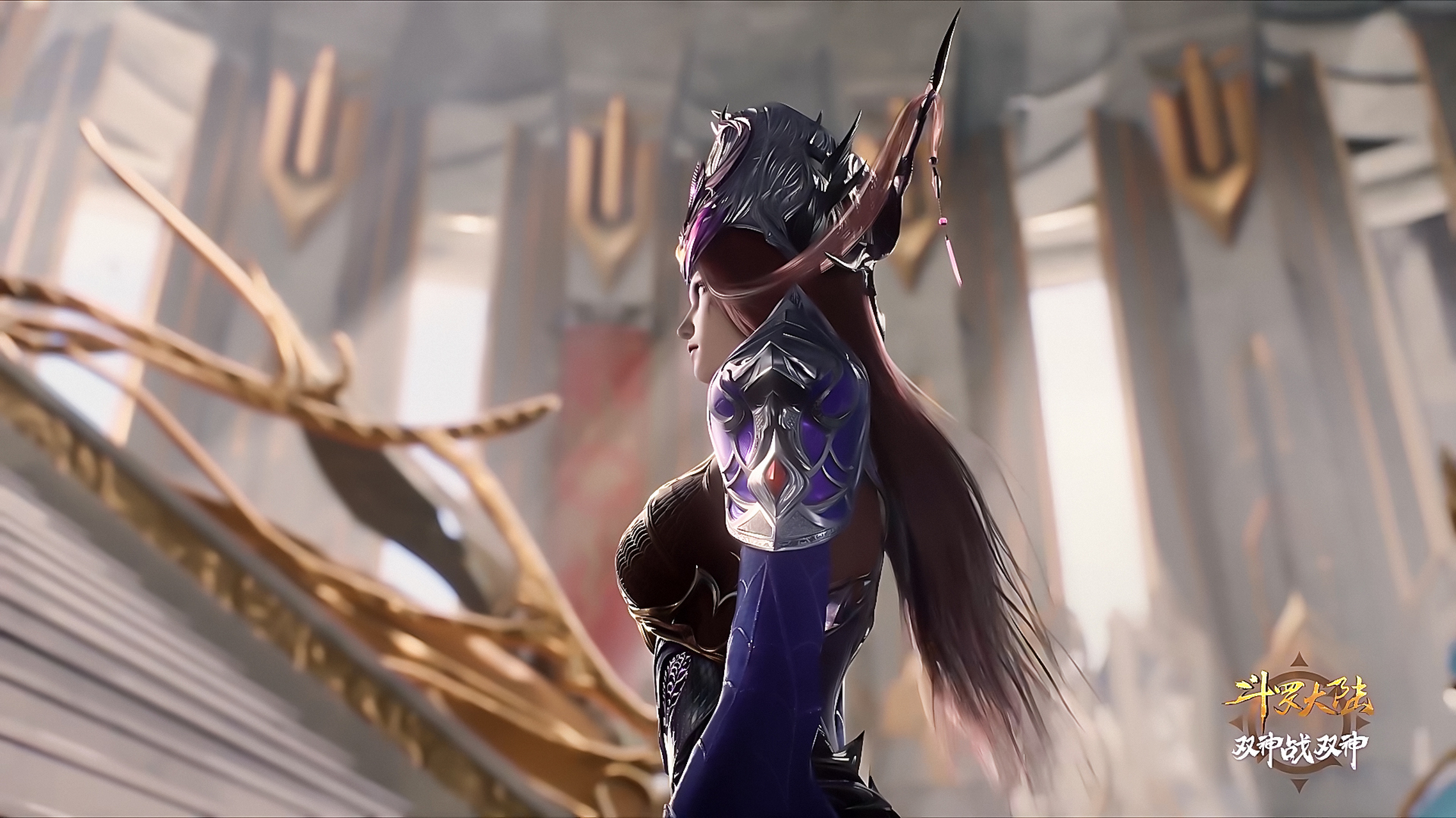 国漫推荐|《斗罗大陆双神战双神》比比东罗刹神高清壁纸:世间万灵,生