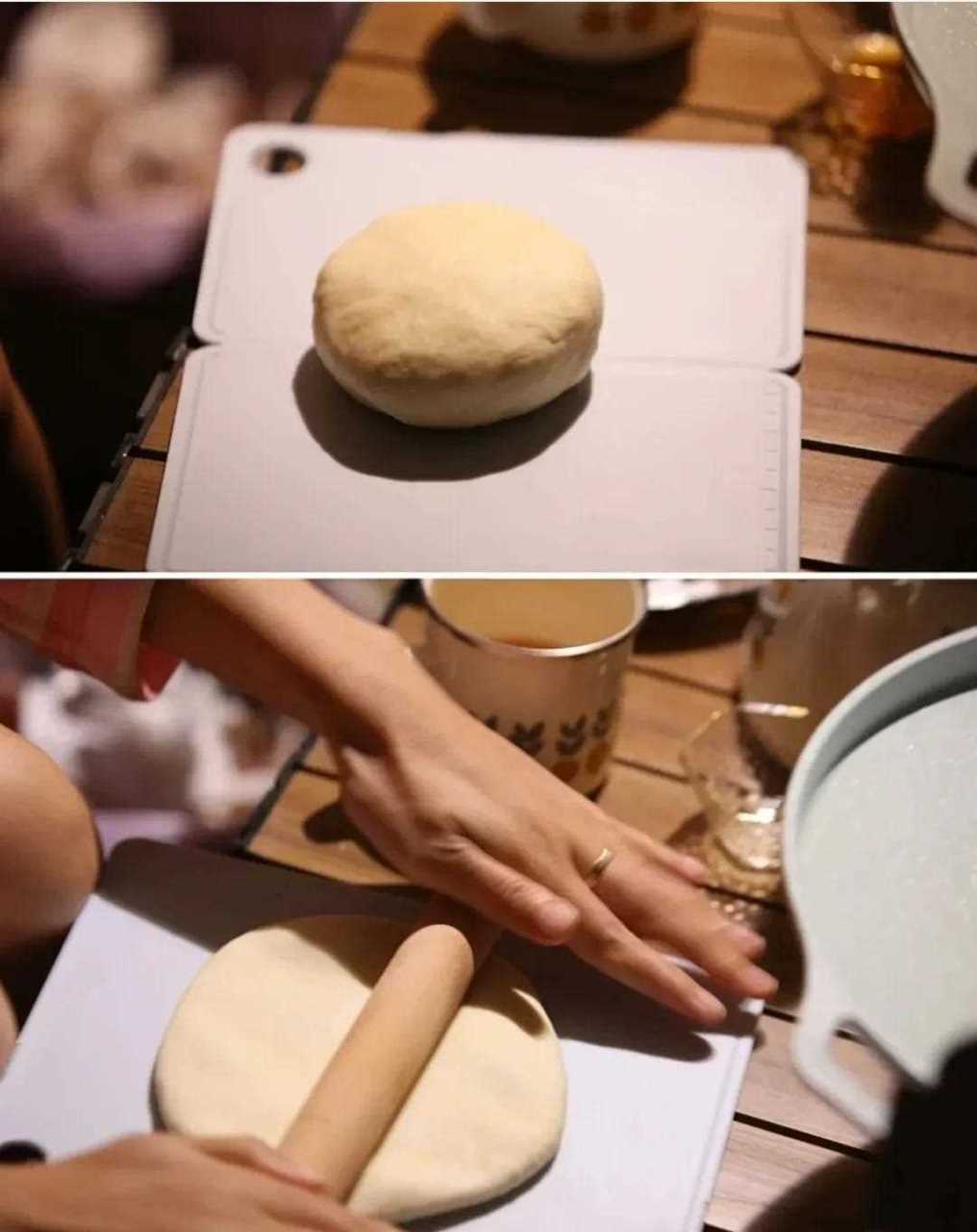 会做爆浆芝士榴莲饼的神仙伙伴《平底锅芝士榴莲饼教程》材料准备