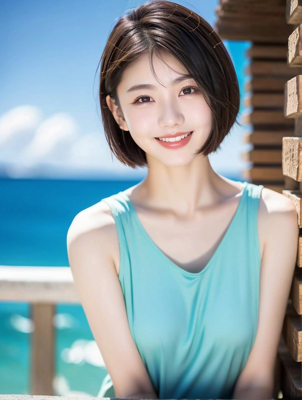 肤白貌美的短发少女高清壁纸#青春美少女写真# #性感美女# #街拍养眼