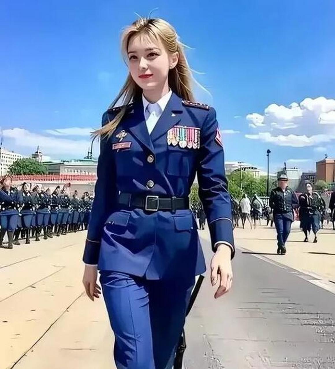 女兵 英姿图片